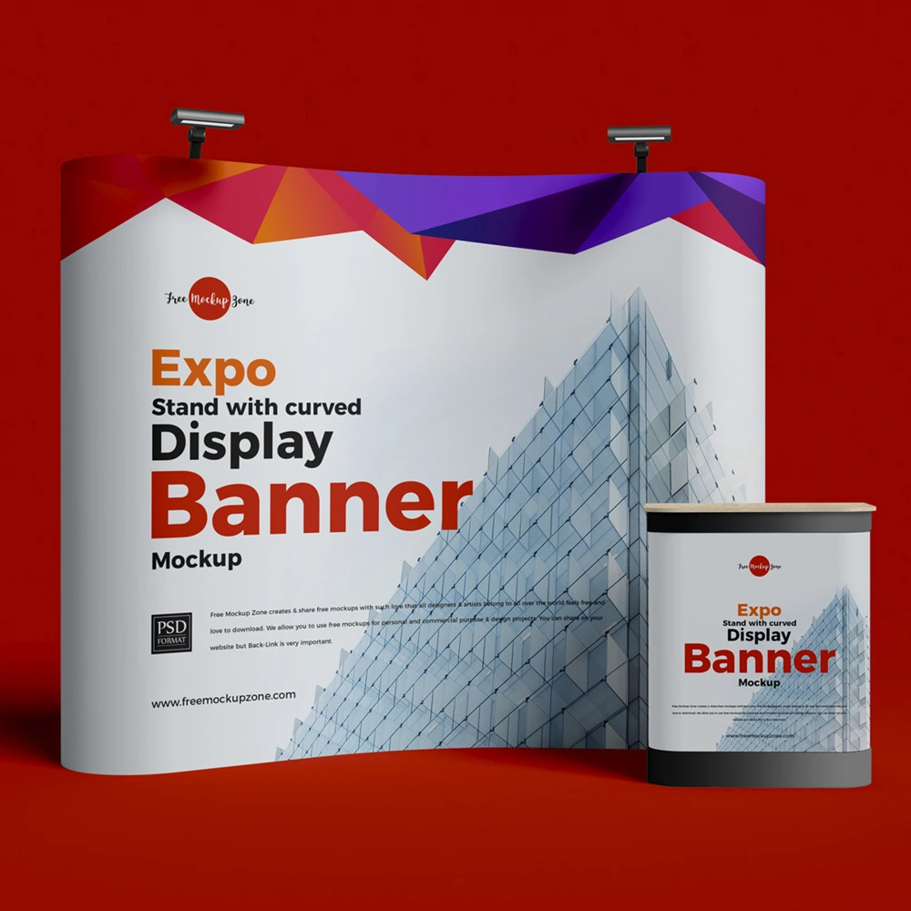 Banner display pour stand Marrakech