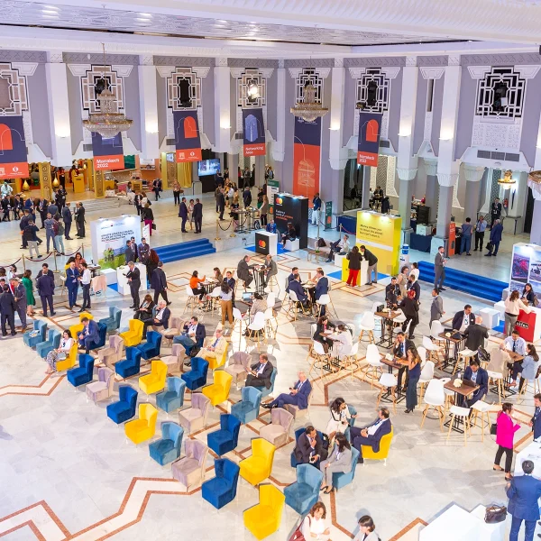 installation et pose divers supports signalétique palais des congrès marrakech