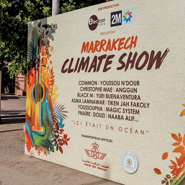 marrakech climate show photocall