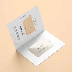 dépliant avec carte de fidélité marketing direct